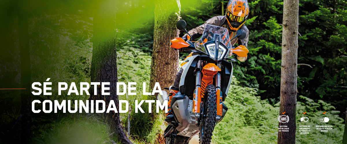 Banner promocional de ofertas KTM – Descubre promociones en Concesionario KTM Via Motos, Bogotá