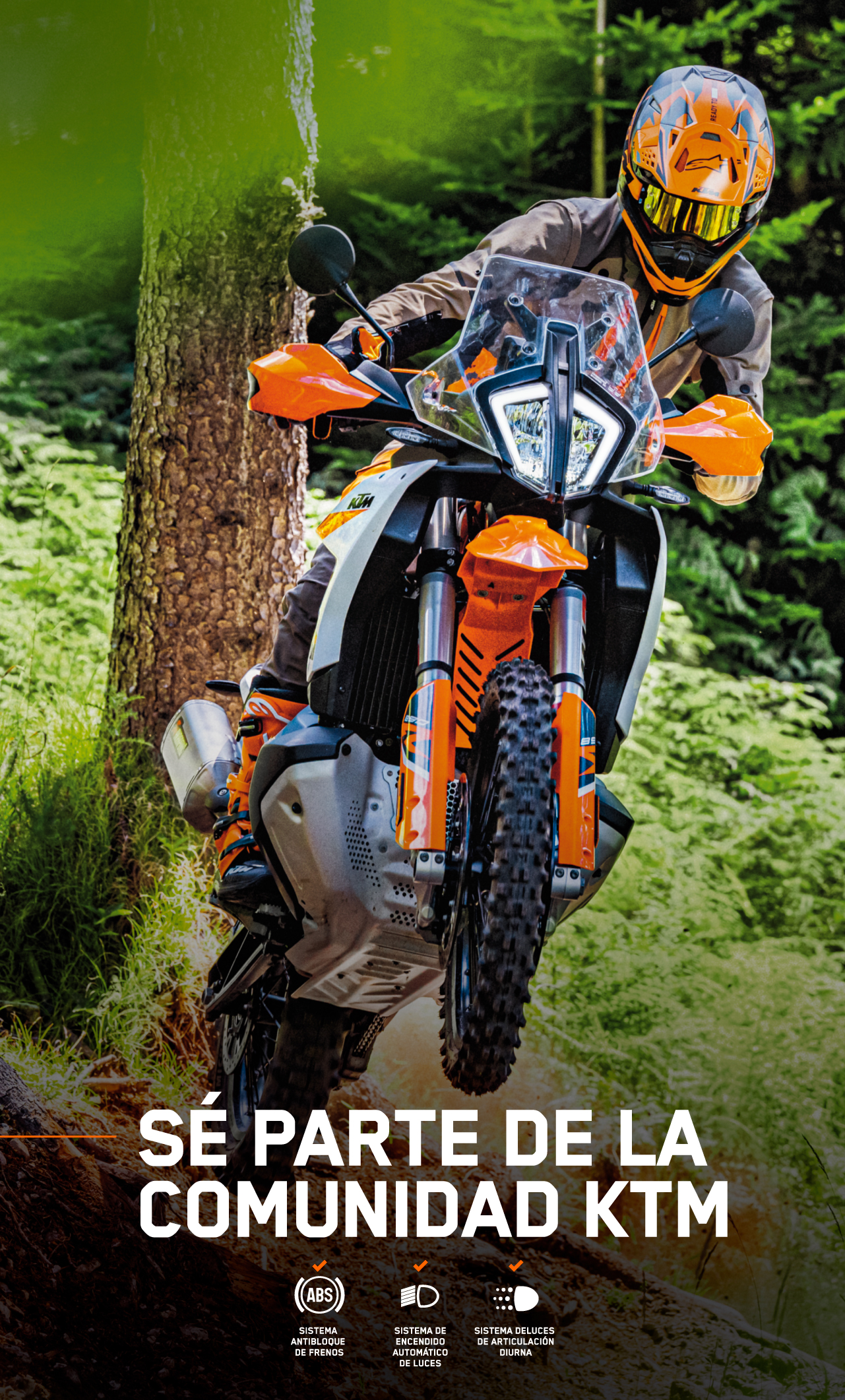 Banner promocional móvil de ofertas KTM – Promociones exclusivas